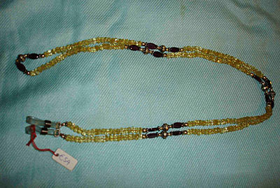 Citrine, garnet and silver Citrine, garnet and silver