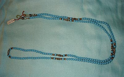 Turqoois and silver - € 40 Turqoois and silver - € 40